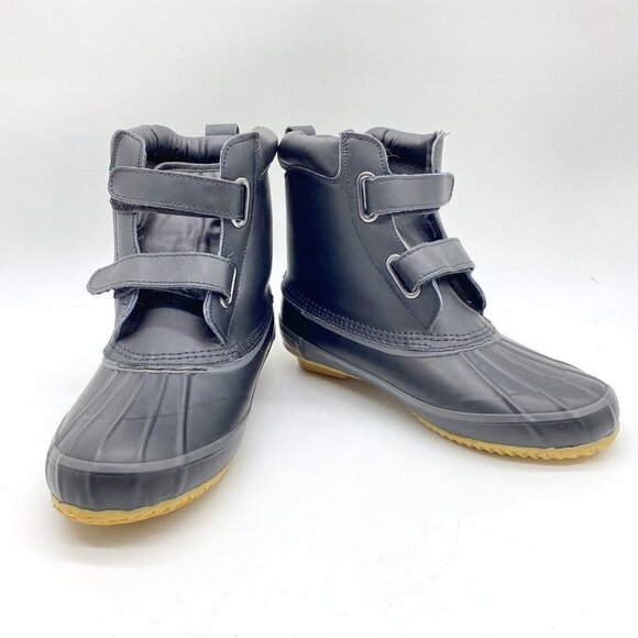 Habands Ice House Snow Boots Insulated Leather Rubber Steel Shank Men's 9D Black - Picture 2 of 11